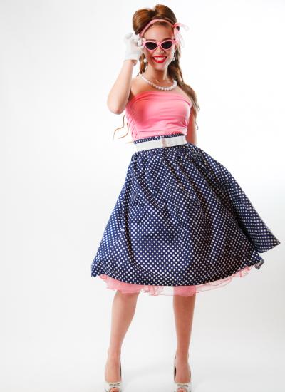 Bubblegum Skies & Navy Polka Bubblegum Skies & Navy Polka - фото 1