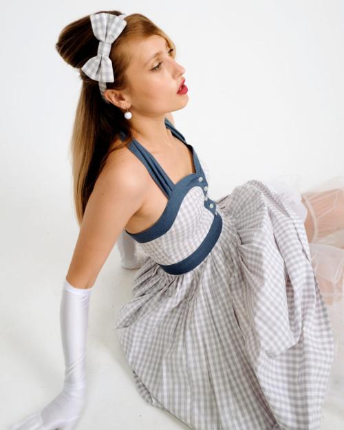 Lavender Gingham & Pearl Dew - фото 3