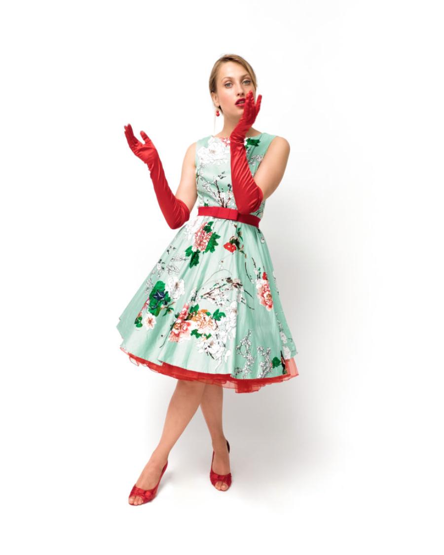 Mint Blossom & Crimson Satin - фото 1