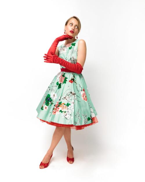 Mint Blossom & Crimson Satin - фото 2