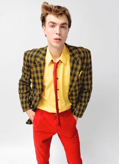 Mustard Grid & Crimson Flare Mustard Grid & Crimson Flare - фото 1