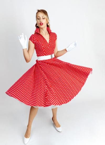 Scarlet Polka Dot Whirl Scarlet Polka Dot Whirl - фото 2