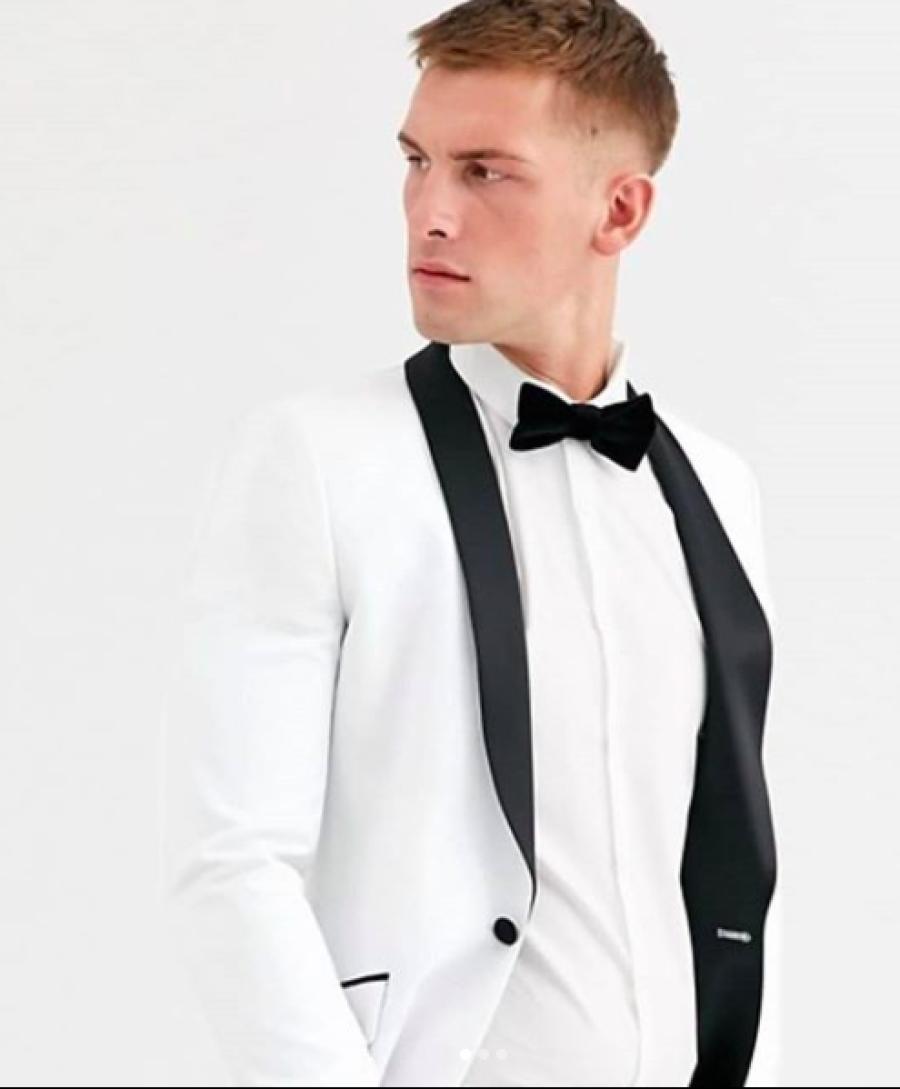 White & Black Tuxedo Elegance - фото 1