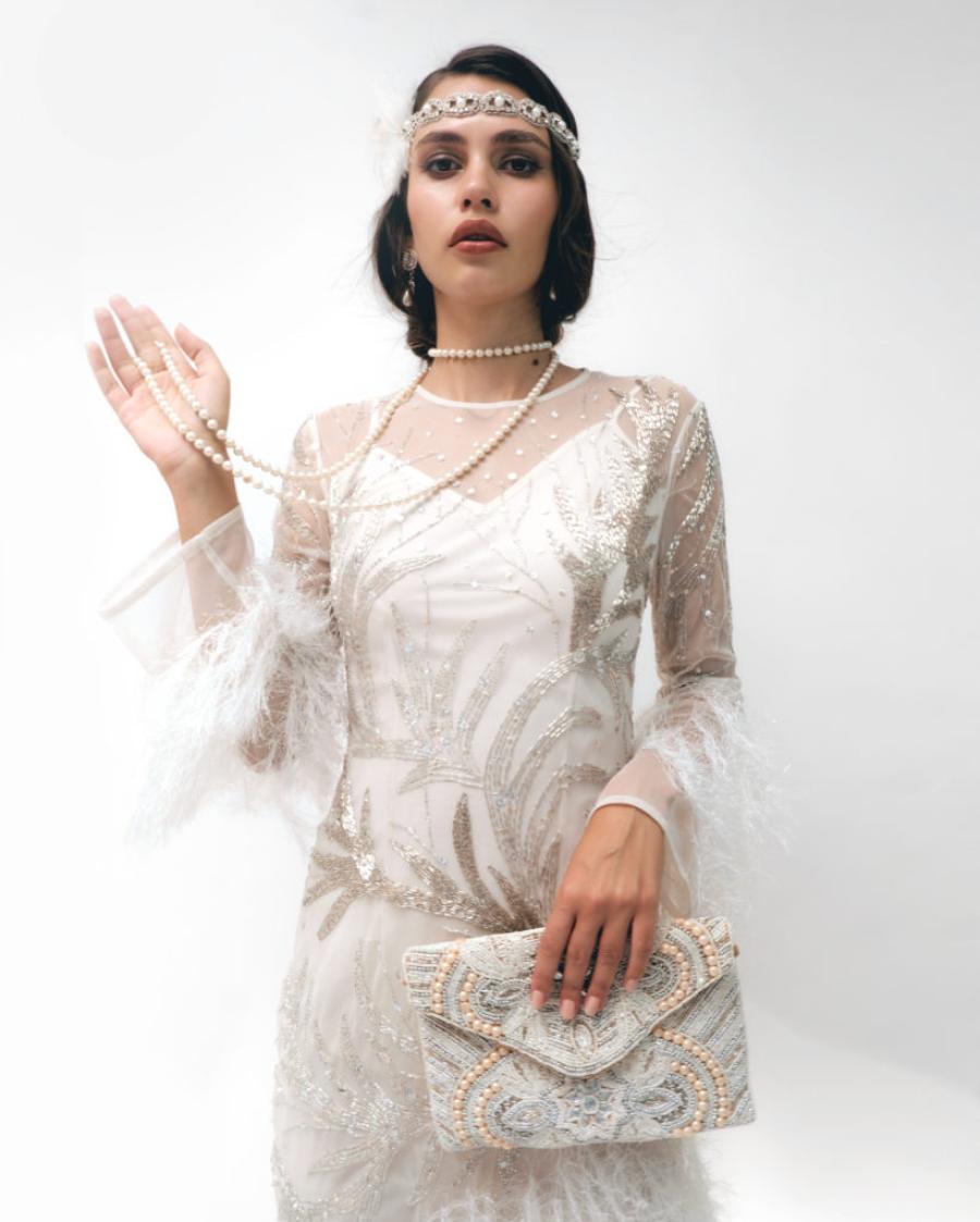 White Pearl Feather Blossom - фото 2